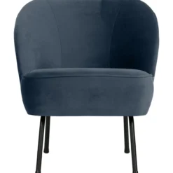 Vogue fauteuil velvet blauw