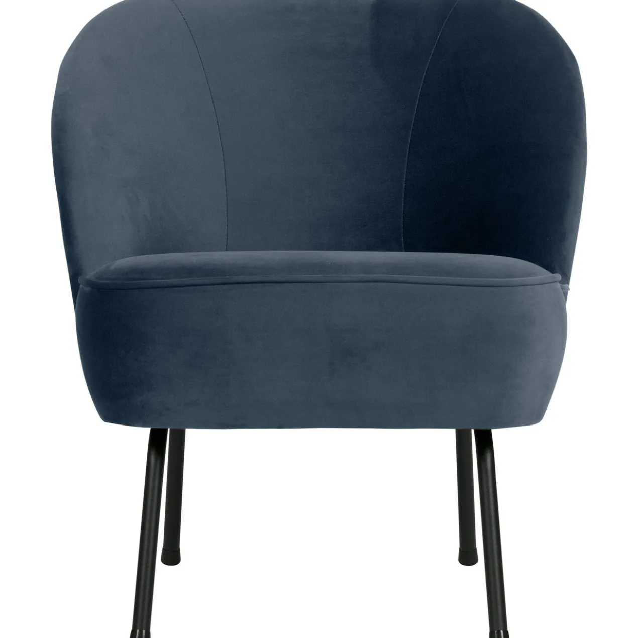 Vogue fauteuil velvet blauw
