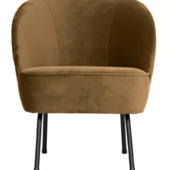 Vogue fauteuil velvet honinggeel