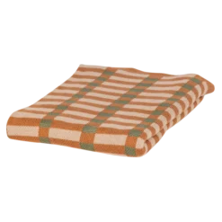 Vola plaid 130x170 cm groen/oranje