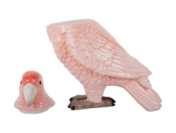 Voorraad pot Bird - Zachtroze