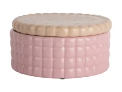 Voorraadpot Biscuit Box groot zacht roze