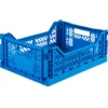 Vouwkratje Midi selectie blauwkleurig Blue