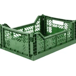 Vouwkratje Midi selectie groenkleurig Dark green