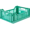 Vouwkratje Midi selectie groenkleurig Mint