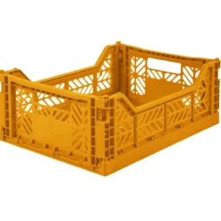 Vouwkratje Midi selectie nudekleurig Mustard