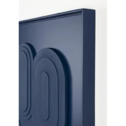 Wall art august navy blue