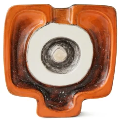Wall art ceramic corsage