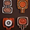 Wall art ceramic field