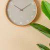 Wall clock Acento wood white