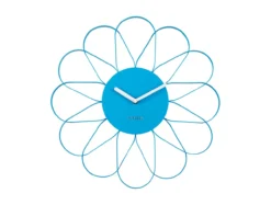 Wall clock Arkis iron bright blue