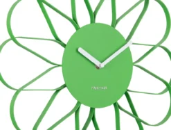 Wall clock Arkis iron bright green