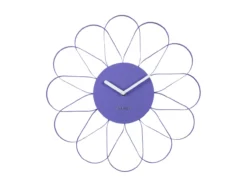 Wall clock Arkis iron bright purple