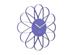 Wall clock Arkis iron bright purple