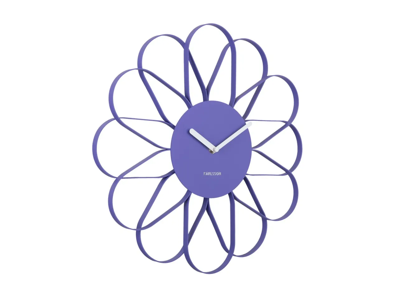 Wall clock Arkis iron bright purple
