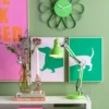 Wall clock Arkis iron bright pink