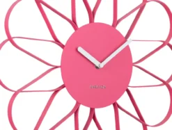 Wall clock Arkis iron bright pink
