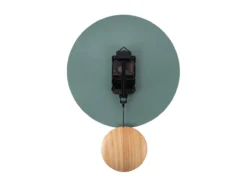 Wall clock Arlo pendulum matt jungle green