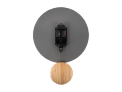 Wall clock Arlo pendulum matt dark grey