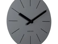 Wall clock Arlo pendulum matt dark grey