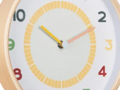 Wall clock Chico wood multi colour