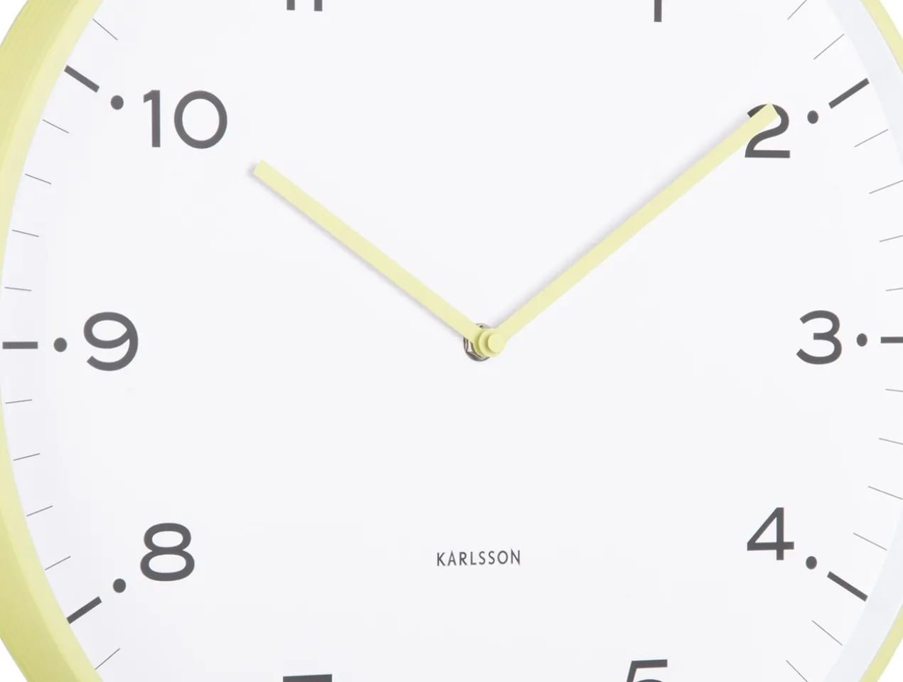 Wall clock Circus Rings matcha green