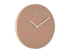 Wall clock Colour Splash brown