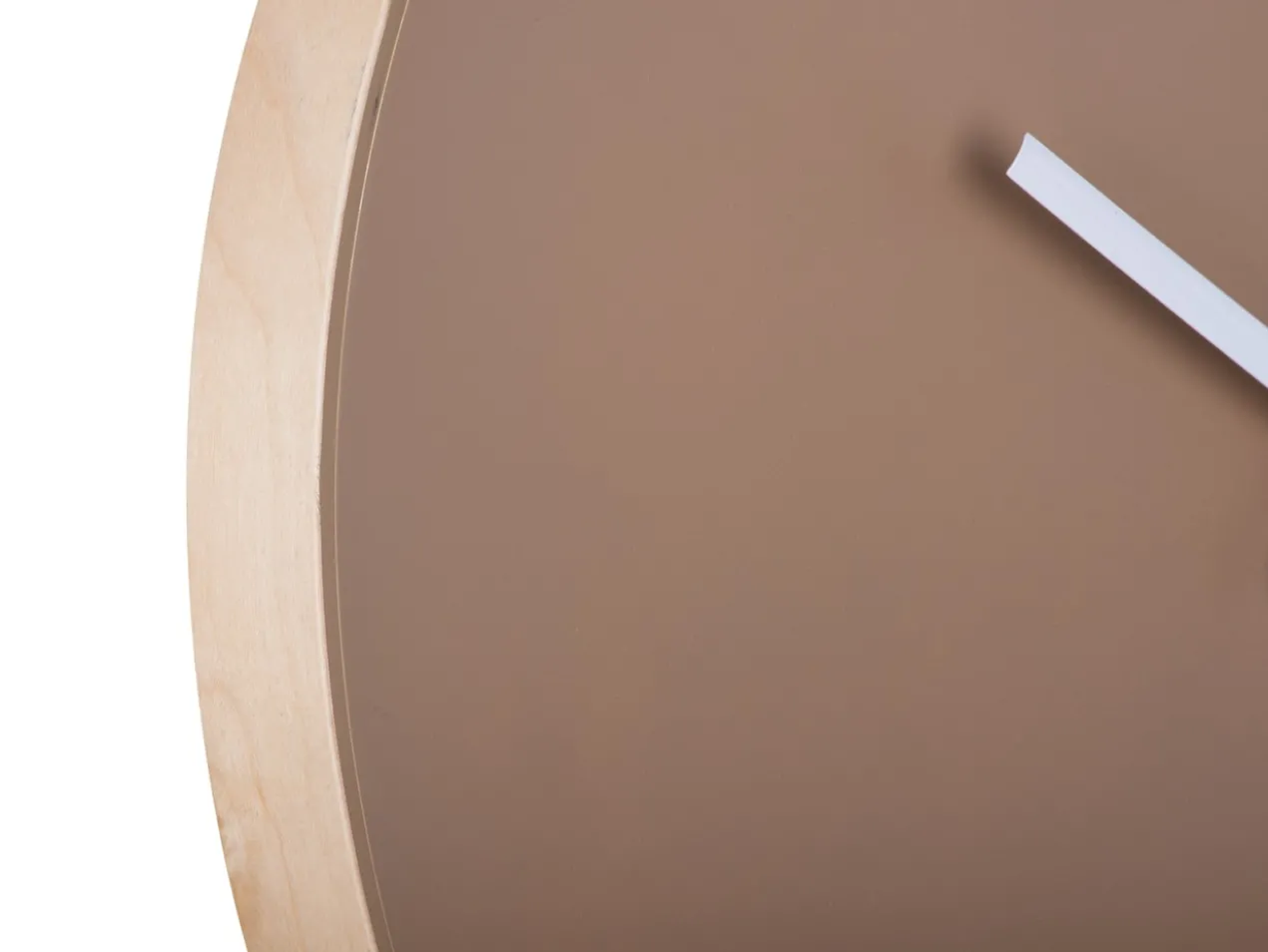 Wall clock Colour Splash brown