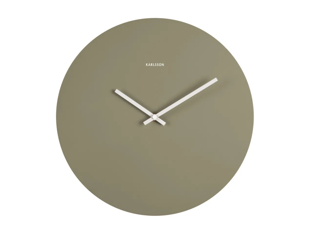 Wall clock Colour Splash brown