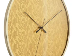 Wall clock Disco gold