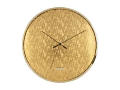 Wall clock Disco gold