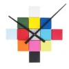 Wall clock DIY Cubic multi colour