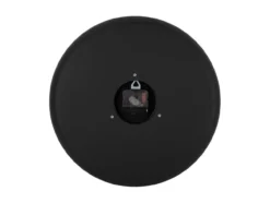 Wall clock Dual Disc metal black