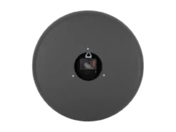 Wall clock Dual Disc metal dark grey