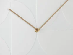 Wall clock Echelon Circular white