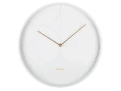 Wall clock Echelon Circular white