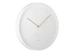 Wall clock Echelon Circular white