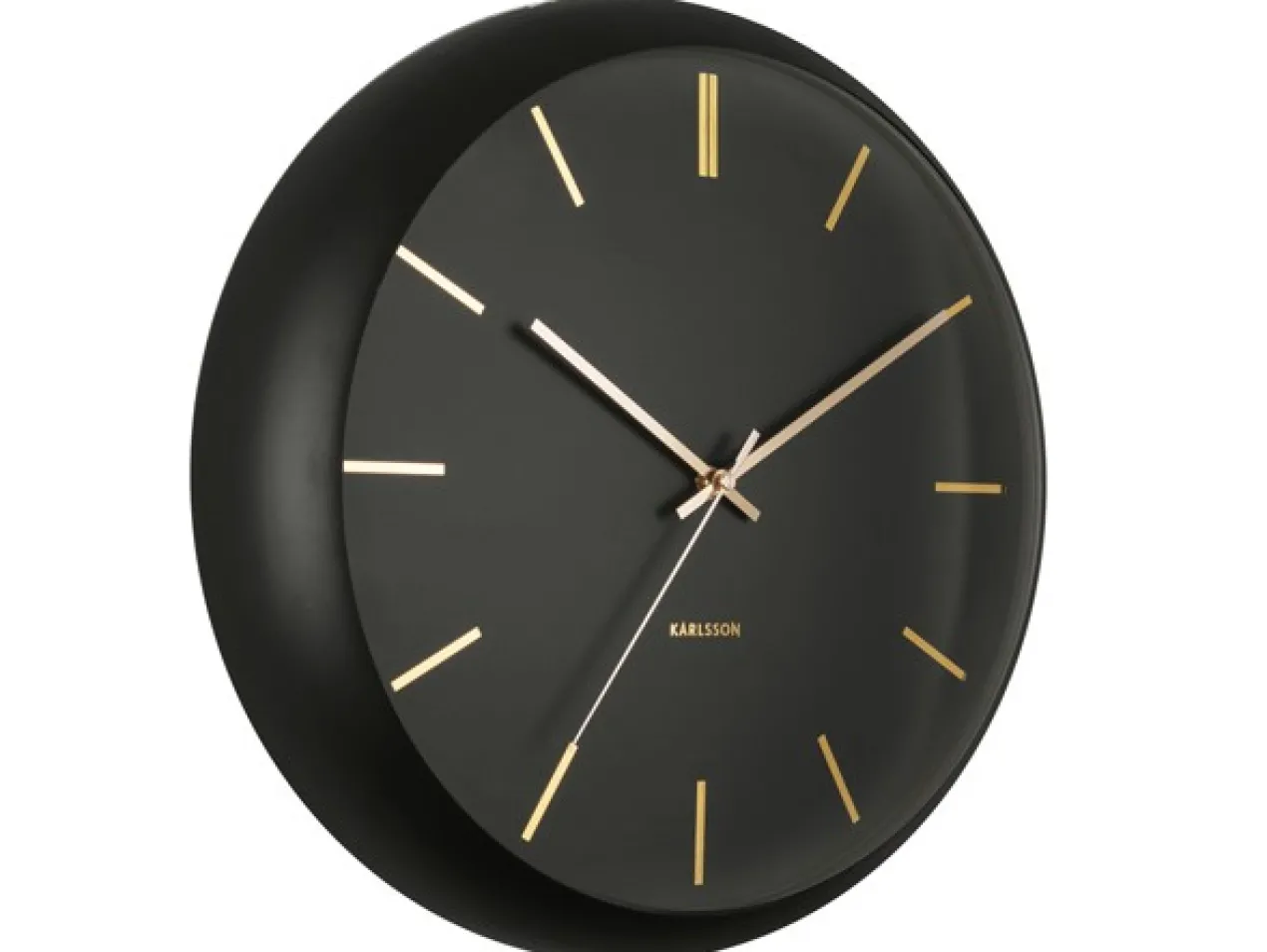 Wall clock Globe black, Design Armando Breeveld