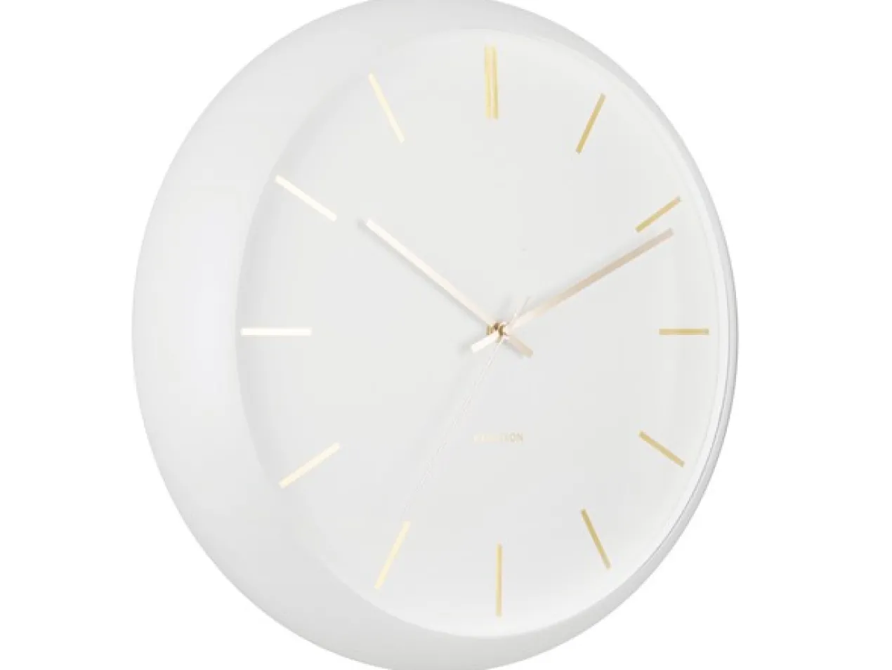 Wall clock Globe white, Design Armando Breeveld