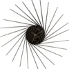Wall clock Helix XL wood veneer black