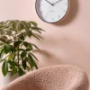 Wall clock Joy wood w. black accents