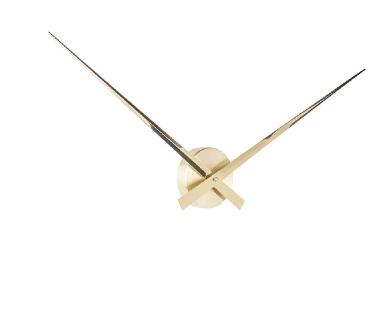 Wall clock Little Big Time alu gold plated