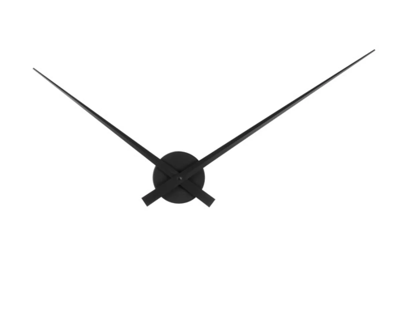 Wall clock Little Big Time alu black