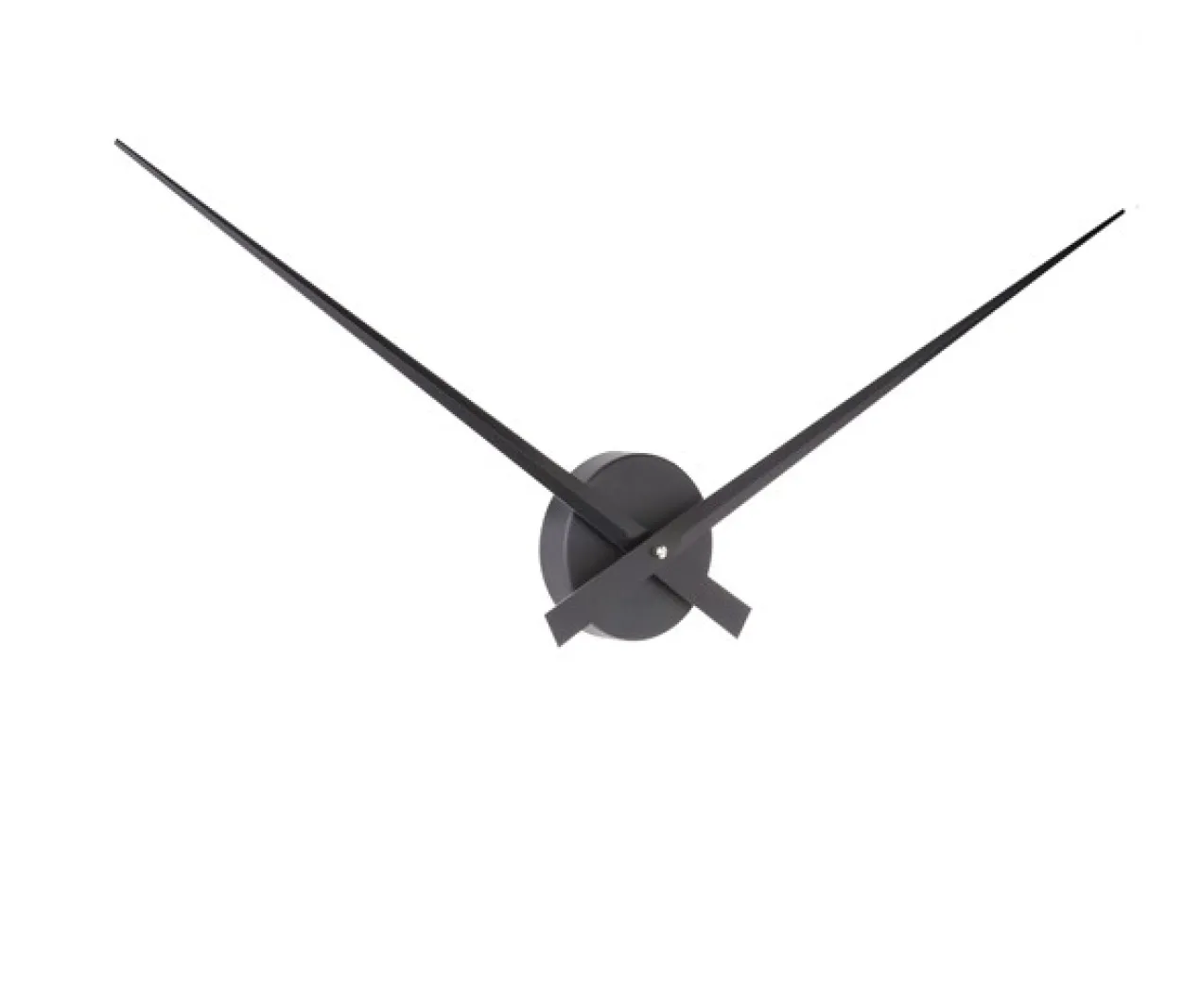 Wall clock Little Big Time alu black