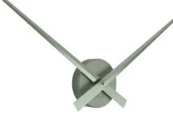 Wall clock Little Big Time metallic jungle green