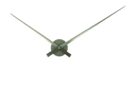 Wall clock Little Big Time metallic jungle green
