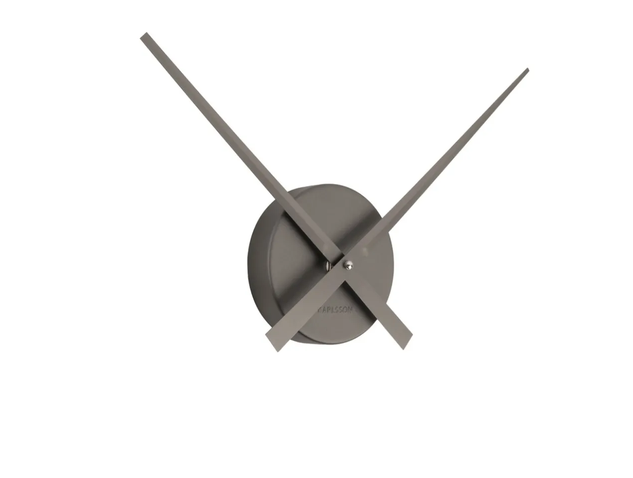 Wall clock Little Big Time Mini metallic dark grey