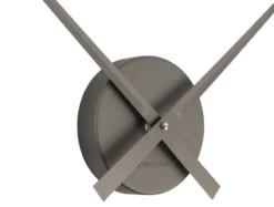 Wall clock Little Big Time Mini metallic dark grey