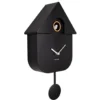 Wall clock Modern Cuckoo ABS black