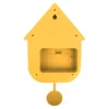 Wall clock Modern Cuckoo ABS bright yellow